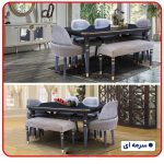 لاک پشتی 6 نفره با نیمکت - Image 4