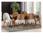 لاک پشتی 6 نفره فندقی - Image 5