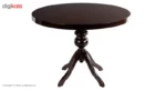 میز ناهار خوری صنایع چوب قائم مدل K252 سایز 100X100 - Image 2