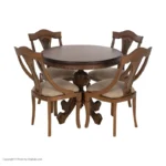 میز و صندلی ناهارخوری 4 نفره مدل گیتاری G004 - Image 3