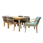 میز و صندلی ناهارخوری شش نفره گالری والریان مدل Afra - Image 2