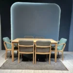 میز و صندلی ناهارخوری شش نفره گالری والریان مدل Afra