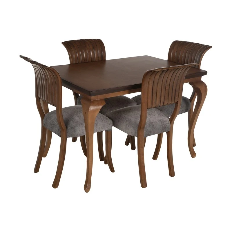 af2e9a624c0e7c8ec5554f629b90248c4d6335bf_1729240676 میز و صندلی ناهارخوری 4 نفره مدل صدفی 04S - Image 1