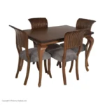 میز و صندلی ناهارخوری 4 نفره مدل صدفی 04S - Image 2