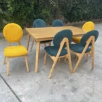 میز و صندلی ناهارخوری شش نفره گالری والریان مدل M-CH-1306 - Image 5