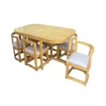 میز و صندلی ناهارخوری شش نفره گالری والریان مدل M-CH-1606