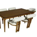 میز و صندلی ناهارخوری شش نفره گالری والریان مدل H1 - Image 3