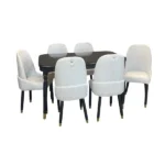 میز و صندلی ناهارخوری شش نفره گالری والریان مدل laky S