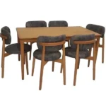 میز و صندلی ناهارخوری شش نفره گالری والریان مدل pro06