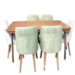 میز و صندلی ناهارخوری شش نفره گالری والریان مدل M-CH-306 - Image 2