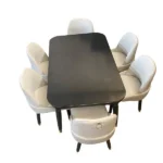میز و صندلی ناهارخوری شش نفره گالری والریان مدل M-CH-206 - Image 3