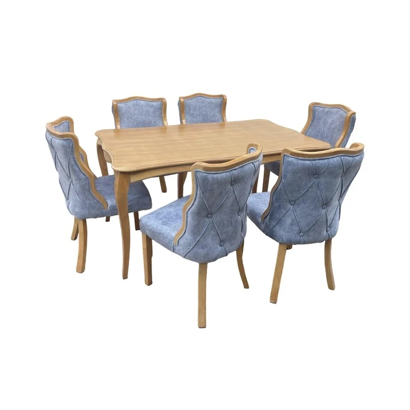 8330b2602dc8af51c3012d91dbd39f1f72e02e35_1754305956 میز و صندلی ناهارخوری شش نفره گالری والریان مدل M-CH-1006 - Image 1