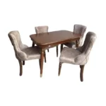 میز و صندلی ناهارخوری 4 نفره مدل chester04
