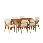 میز و صندلی ناهارخوری 6 نفره مدل respect06