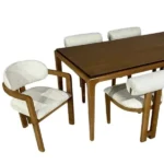 میز و صندلی ناهارخوری شش نفره گالری والریان مدل H1 - Image 2