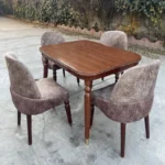 میز و صندلی ناهارخوری 4 نفره مدل لاک پشتی Lk004 - Image 2