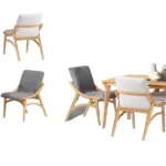 میز و صندلی ناهارخوری 6 نفره مدل respect06 - Image 2