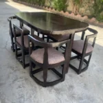 میز و صندلی ناهارخوری شش نفره گالری والریان مدل M-CH-706 - Image 3