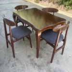 میز و صندلی ناهارخوری چهار نفره گالری والریان مدل M-CH-1504 - Image 3