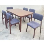 میز و صندلی ناهارخوری شش نفره گالری والریان مدل Pro Max 1706 - Image 2