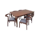 میز و صندلی ناهارخوری شش نفره گالری والریان مدل C-2906 - Image 5