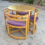 میز و صندلی ناهارخوری چهار نفره گالری والریان مدل M-CH-904 - Image 3