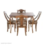 میز و صندلی ناهارخوری 4 نفره مدل گیتاری G04 - Image 8